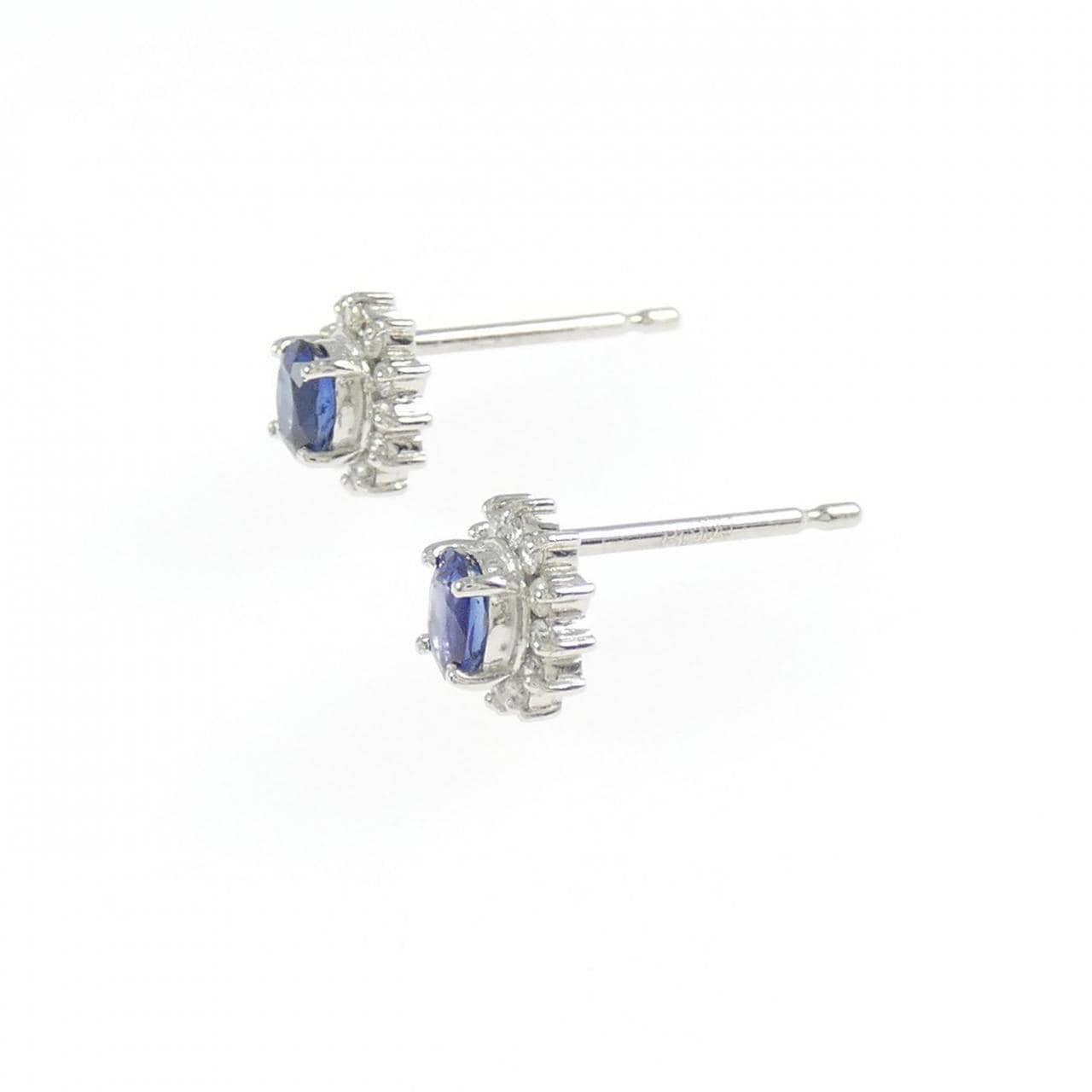 PT900 サファイヤ ピアス 0.54CT