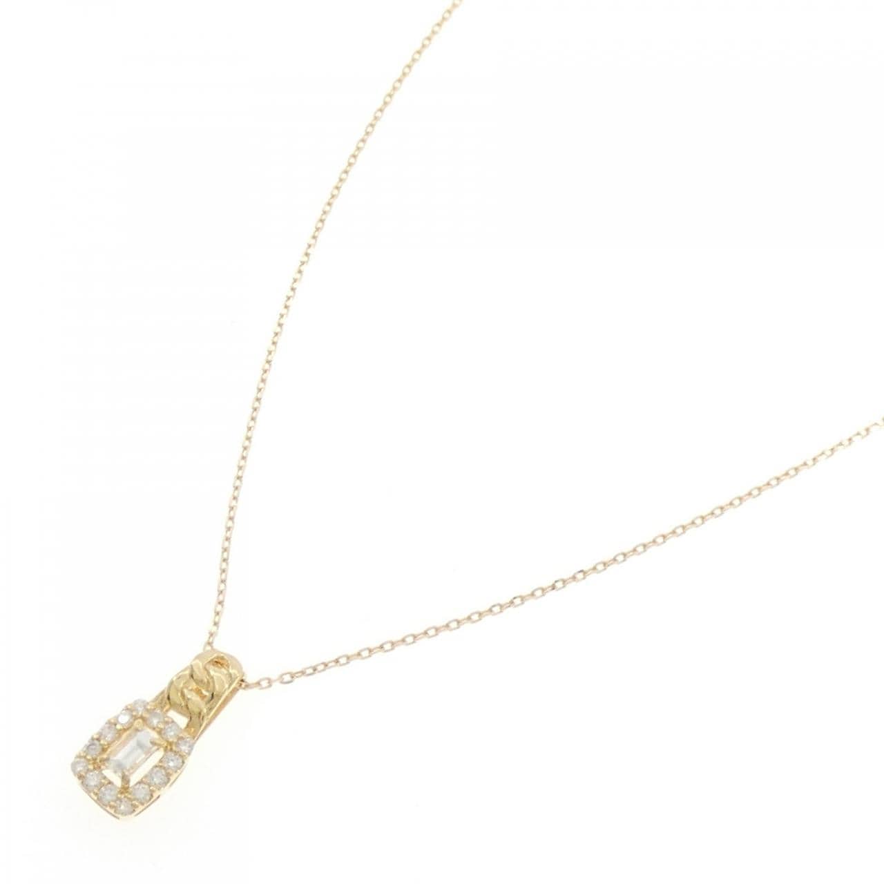 【新品】K18YG ダイヤモンド ネックレス 0.15CT