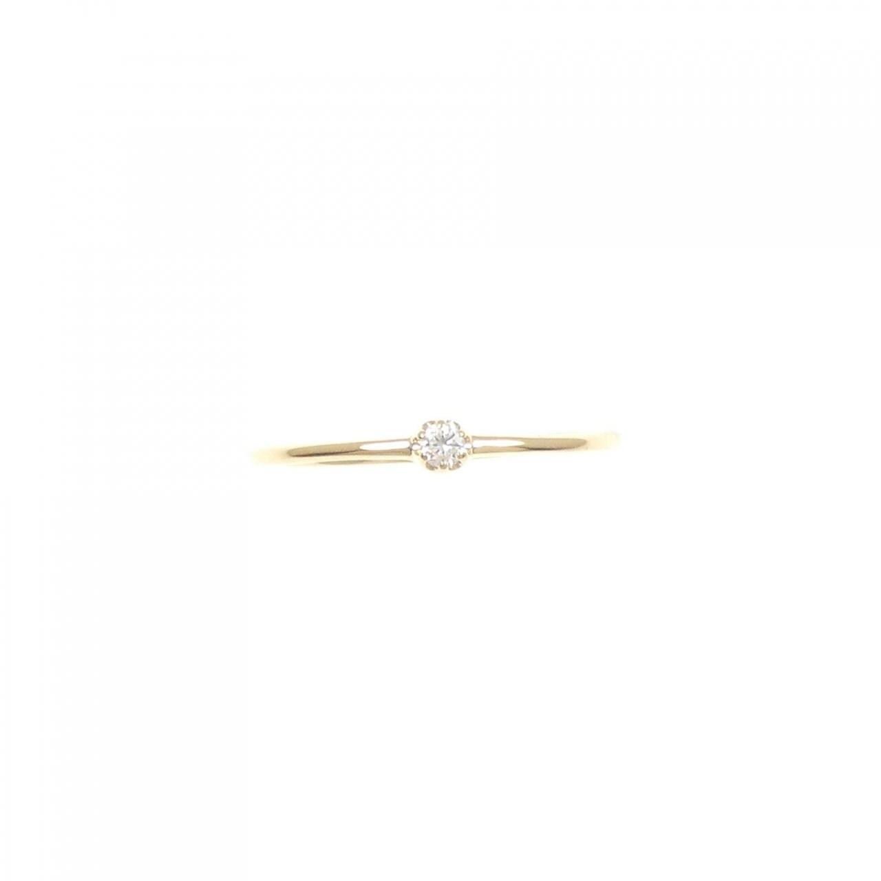 【リメイク】K18YG ダイヤモンド リング 0.03CT