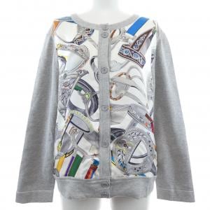 エルメス HERMES CONCOURS D'ETRIES 46-7764 ツイルレーヌ カーディガン