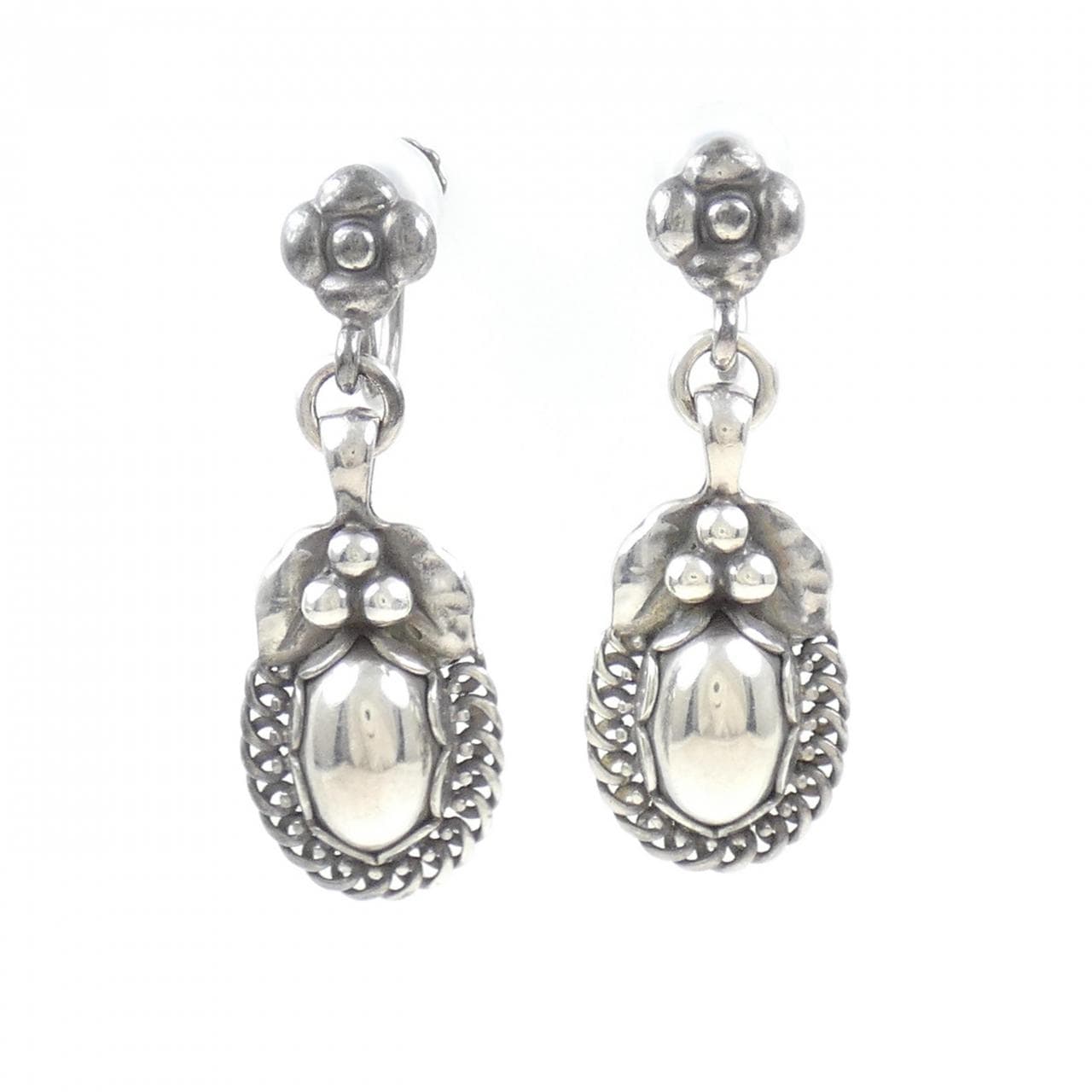 Georg Jensen 925耳夹