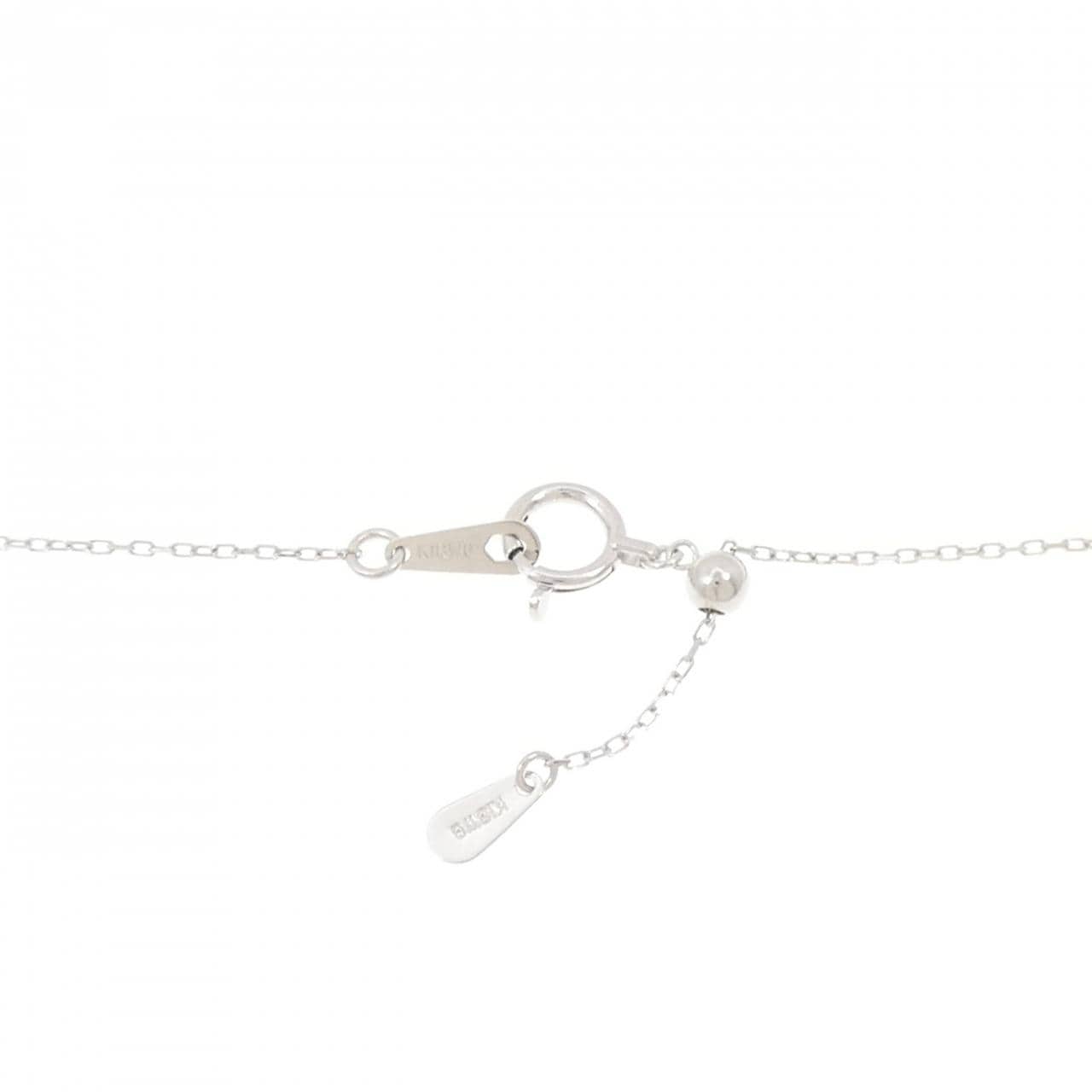 K18WG ダイヤモンド ネックレス 0.30CT