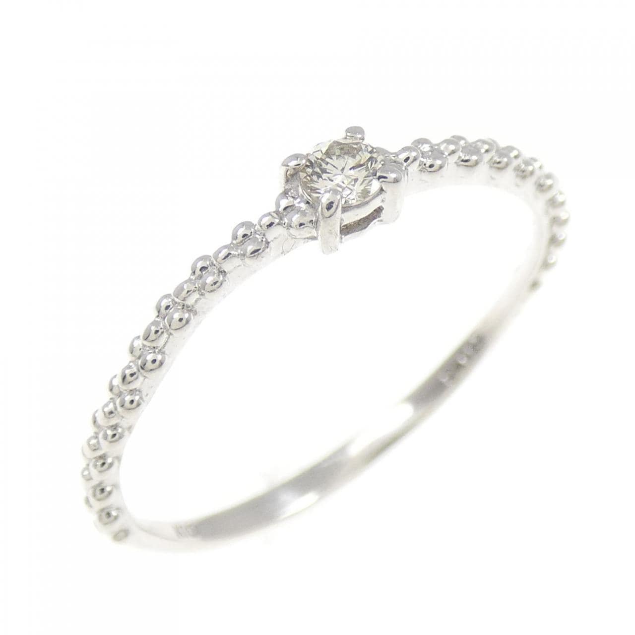 K10WG ダイヤモンド リング 0.05CT