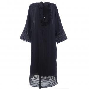 エルメス HERMES RUFFLED OPEN WORK DRESS 2H0517DV LOOK17 ワンピース
