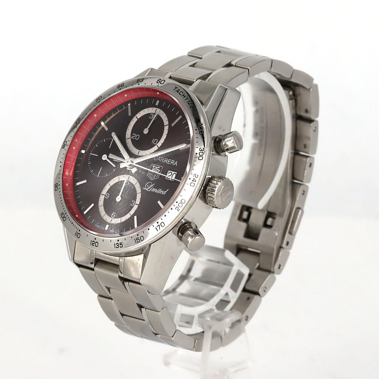 【ノーメンテナンス還元価格】タグ･ホイヤー カレラタキメータークロノ･エレガンス LIMITED CV201D.BA0786 SS 自動巻