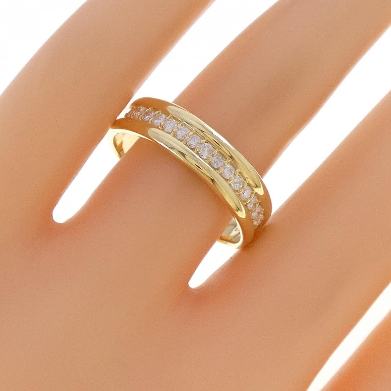 K18YG ダイヤモンド リング 0.30CT