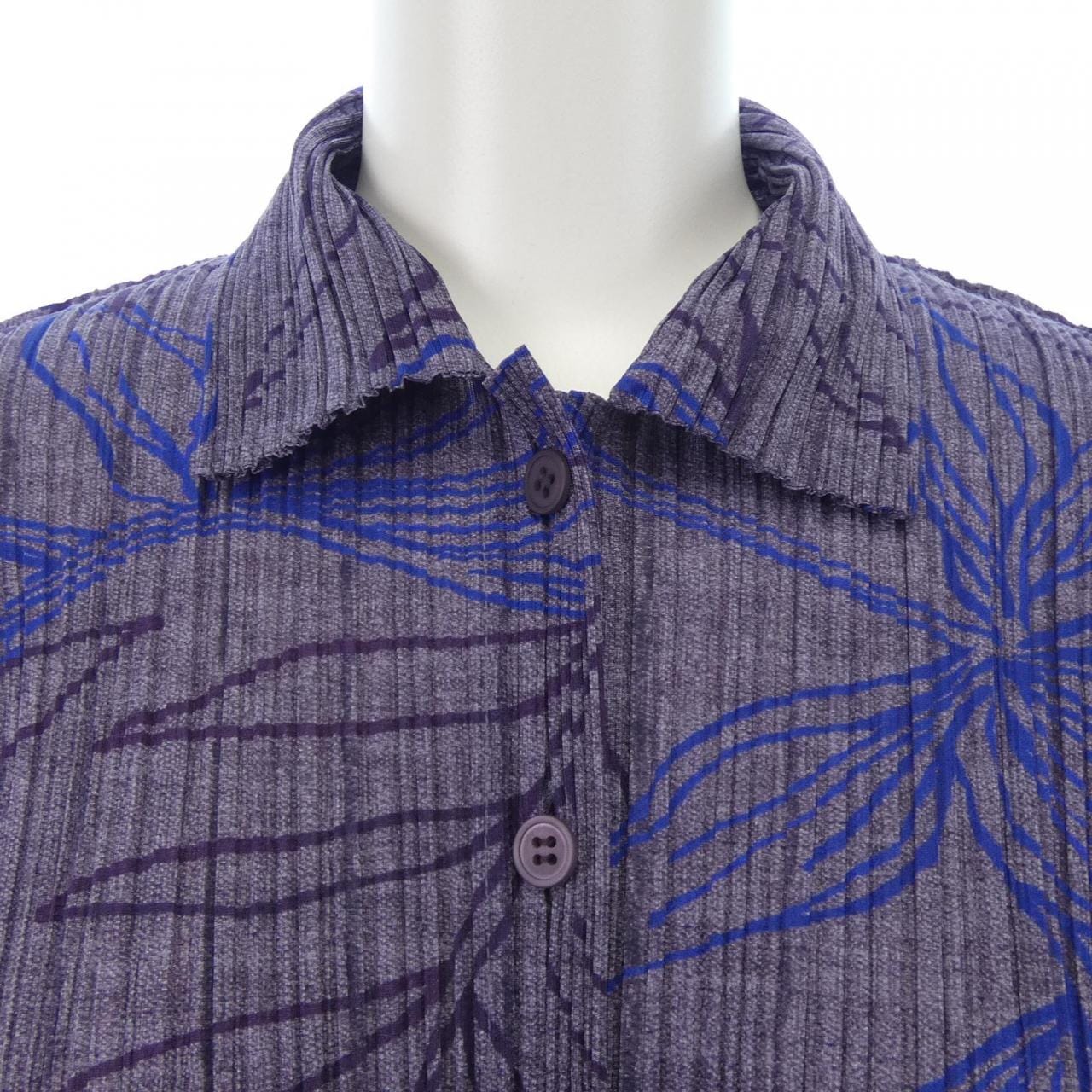 【ヴィンテージ】プリーツプリーズ PLEATS PLEASE 2005 リーフ PP51-JJ922 7560022 シャツ