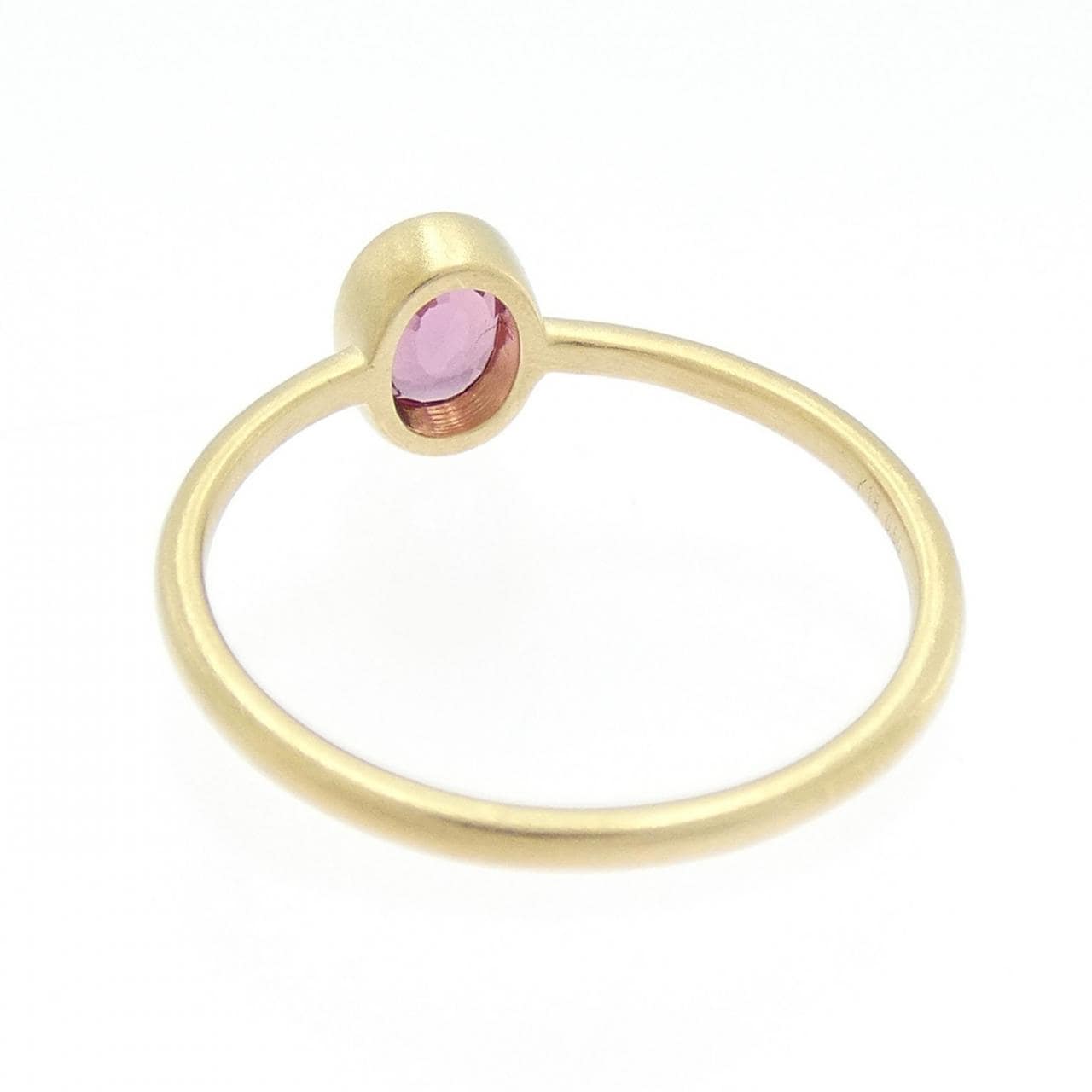 K18YG ガーネット リング 0.50CT