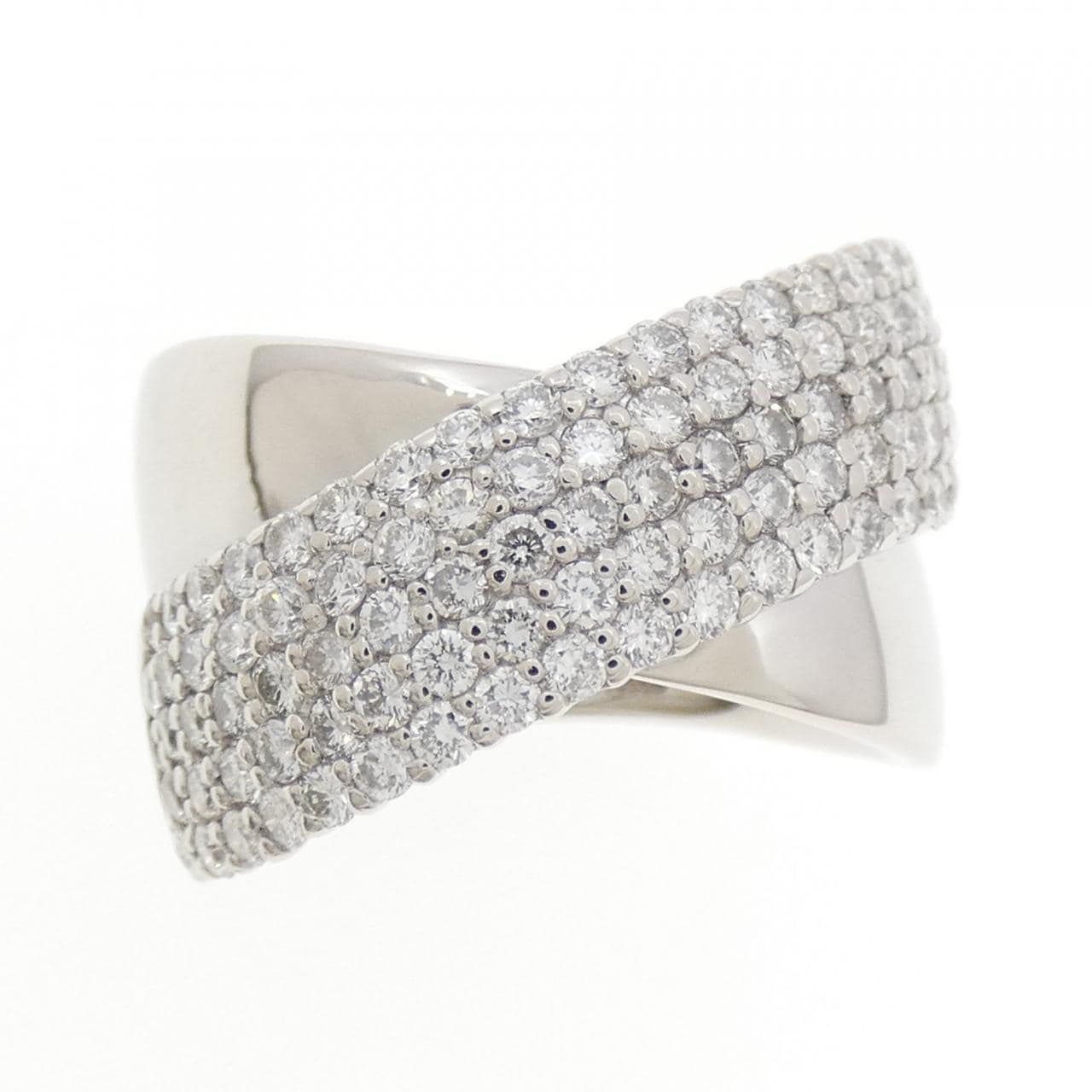 PT900 パヴェ ダイヤモンド リング 1.50CT