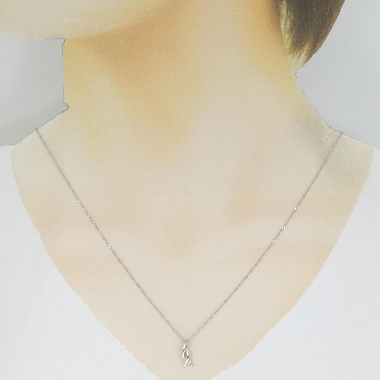 PT900/PT850 ダイヤモンド ネックレス 0.10CT