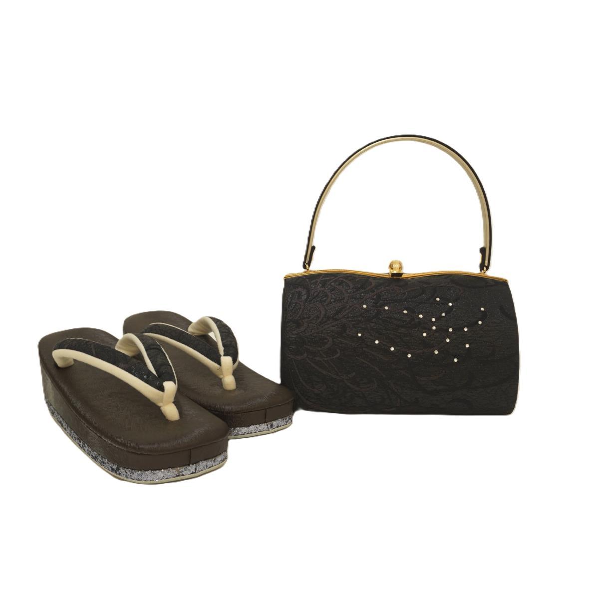 【新品】草履バッグセット　２３．５ｃｍ