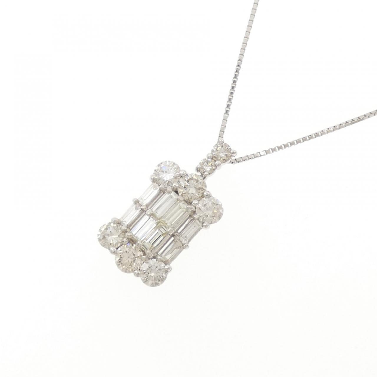 PT900/PT850 ダイヤモンド ネックレス 2.00CT