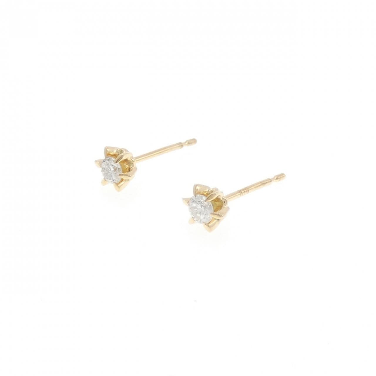 K18YG ダイヤモンド ピアス 0.20CT