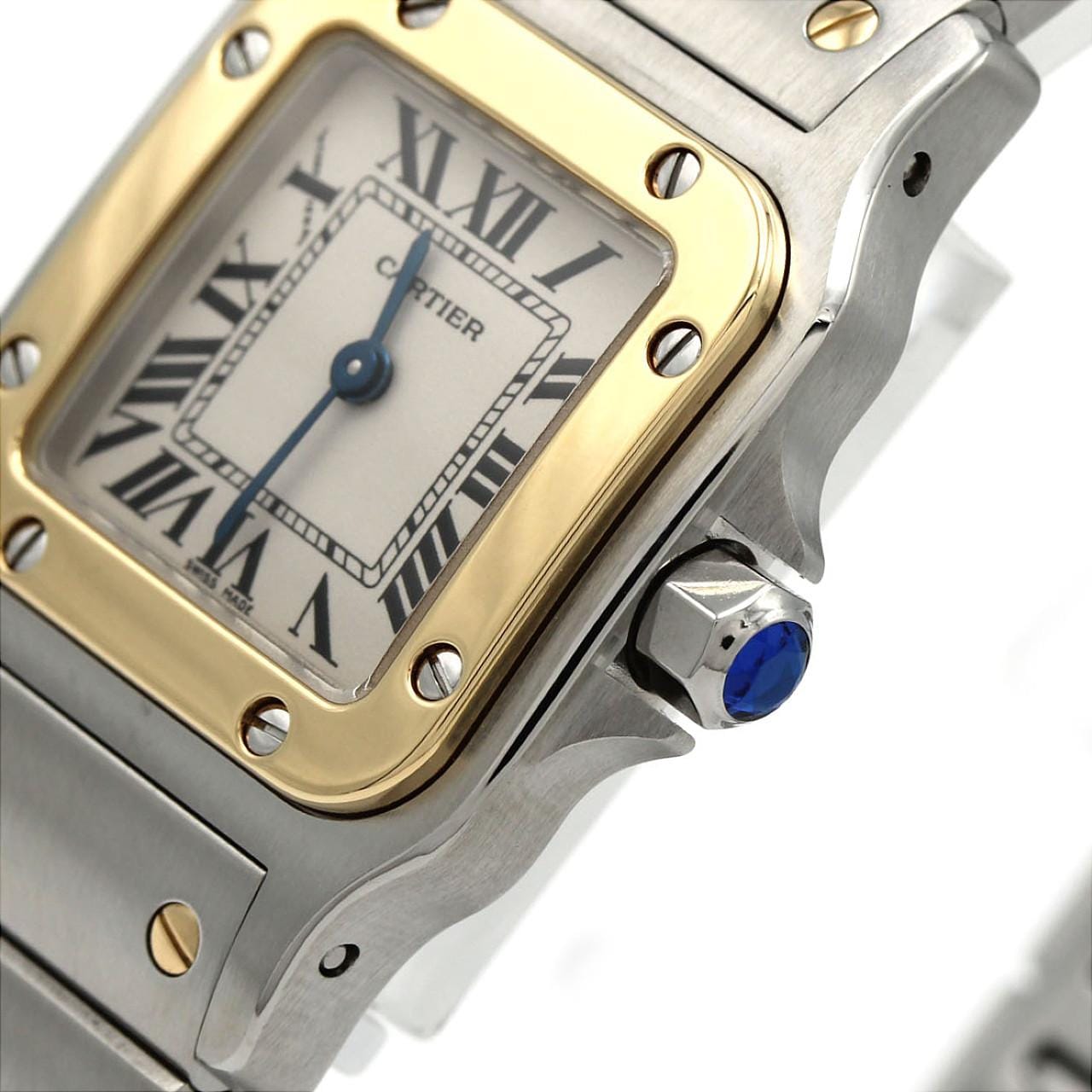 カルティエ サントスガルベSM コンビ W20012C4 SSxYG クォーツ