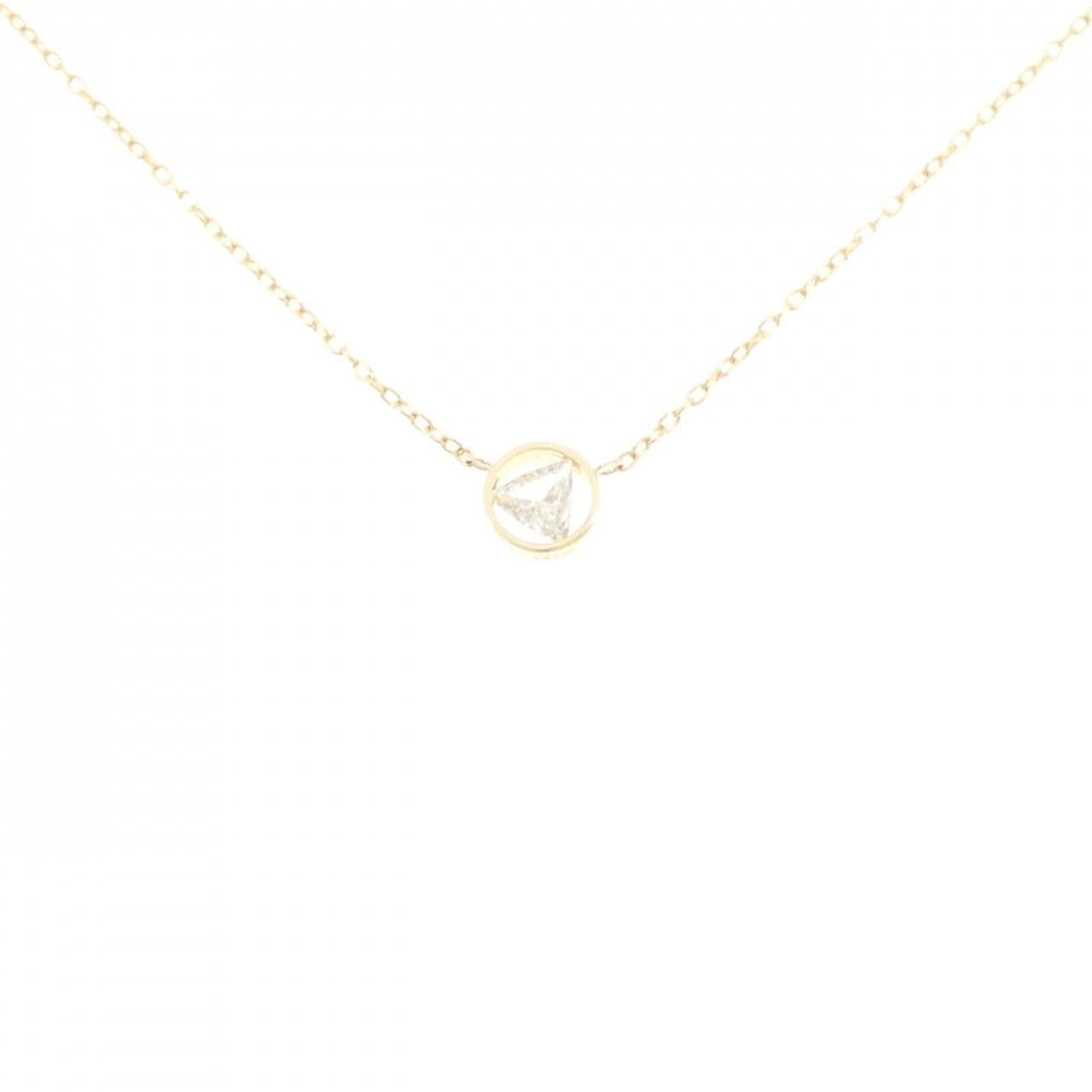 K18YG ダイヤモンド ネックレス 0.127CT