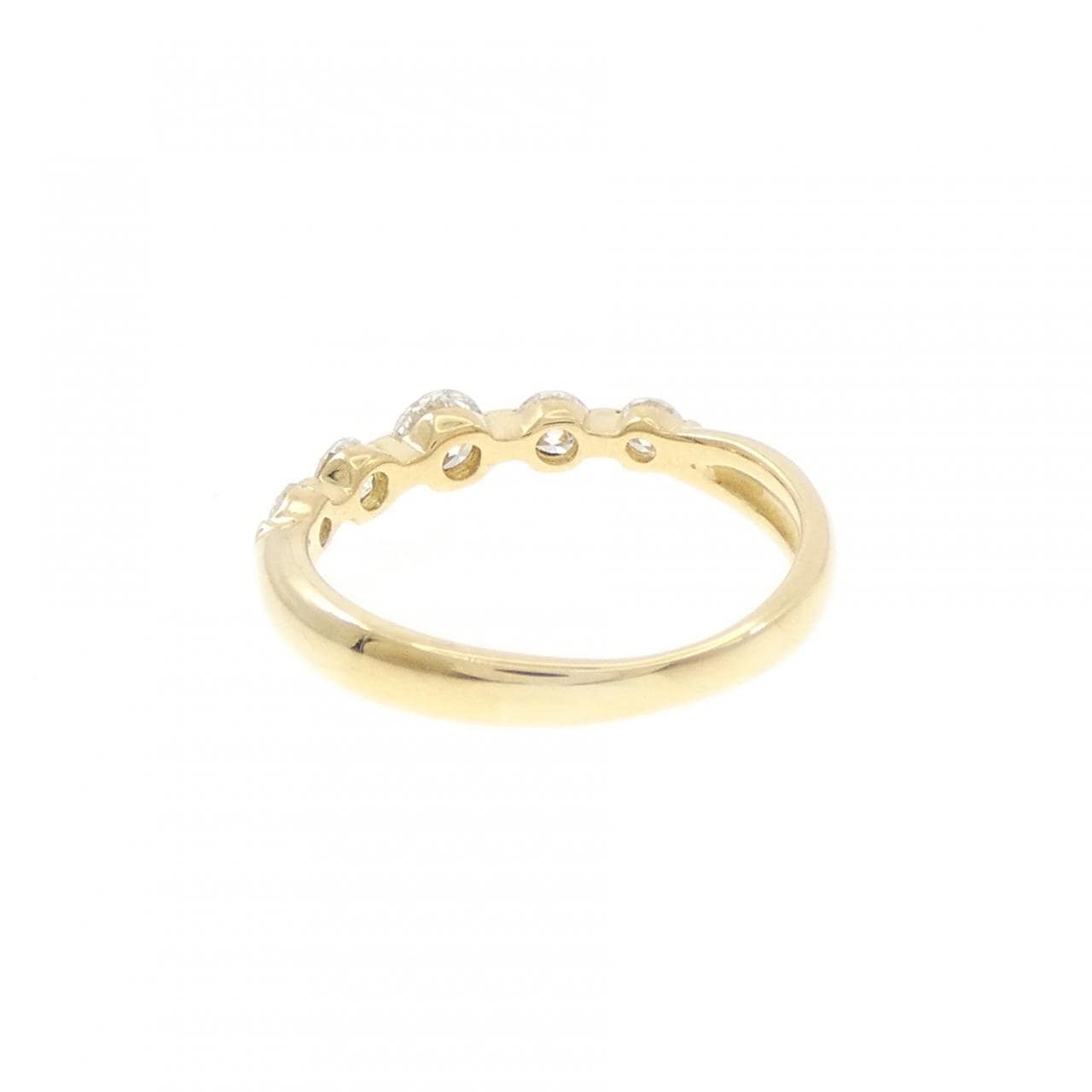 K18YG ダイヤモンド ピンキー リング 0.30CT