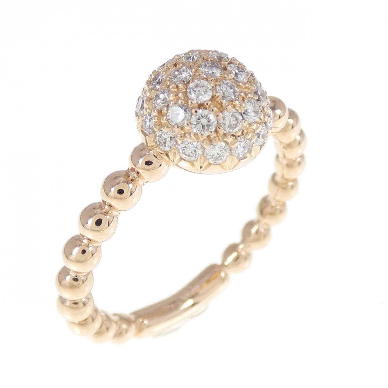 750PG Diamond ring 0.47CT