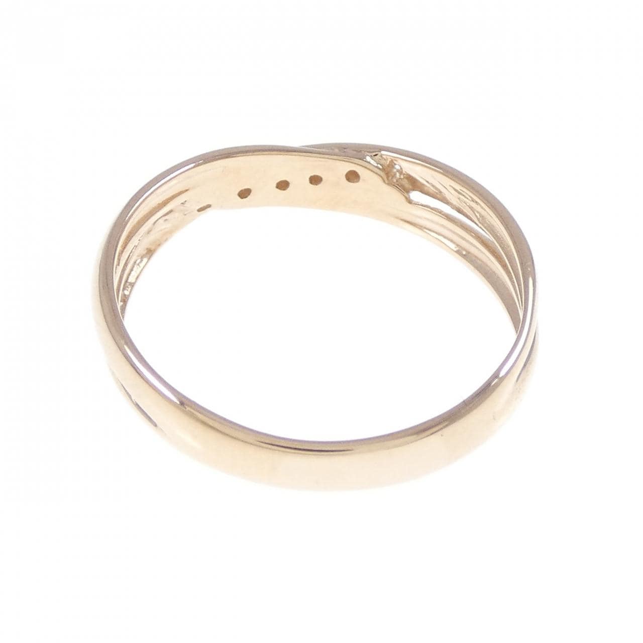 K18PG ダイヤモンド リング 0.05CT