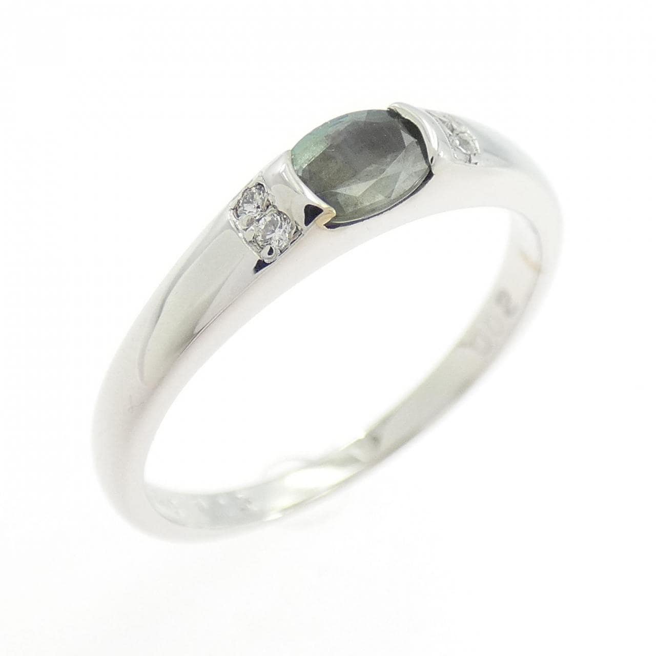 K18WG アレキサンドライト リング 0.25CT