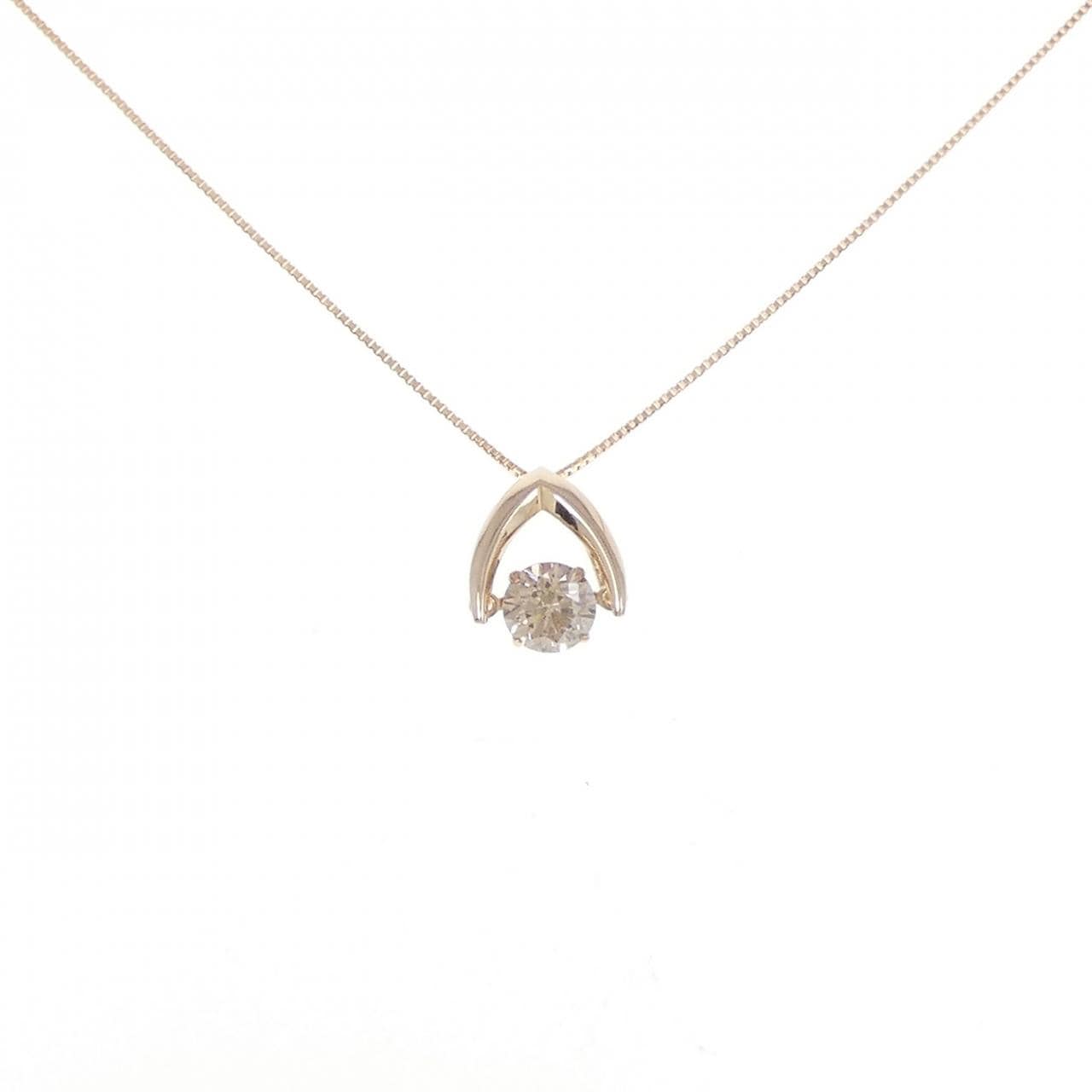 K18PG ダイヤモンド ネックレス 0.50CT