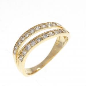 K18YG ダイヤモンド リング 0.30CT