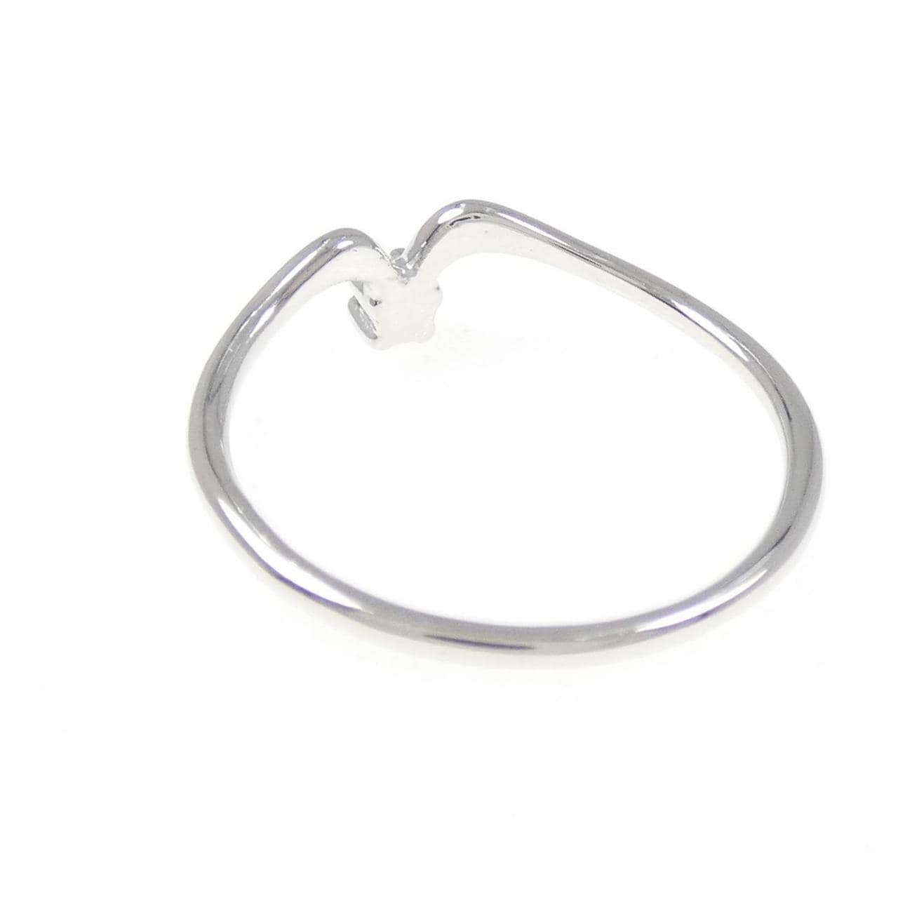 750WG ピンクダイヤモンド リング