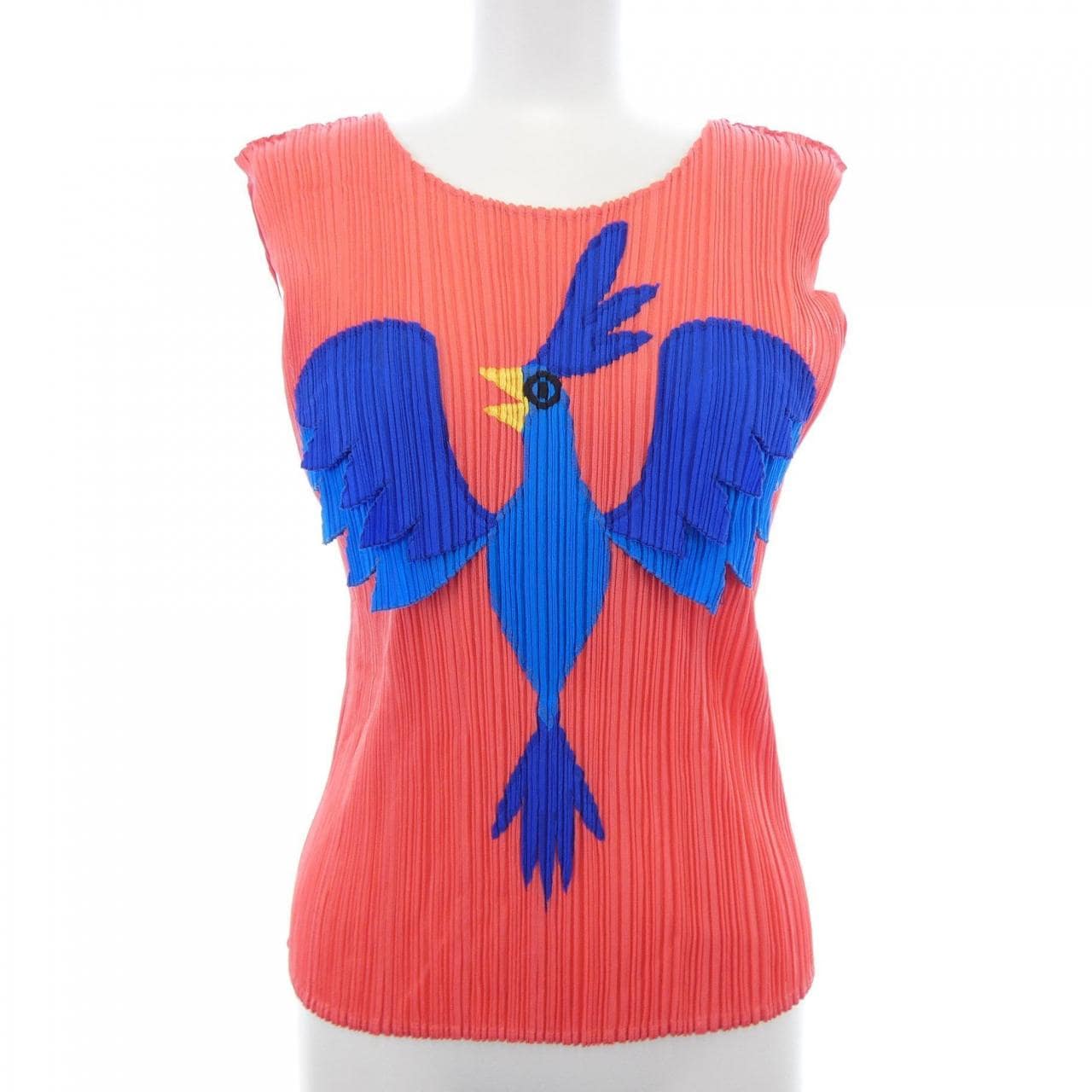 【ヴィンテージ】プリーツプリーズ PLEATS PLEASE 2003 青い鳥 PP33-JK691 7558071 タンクトップ