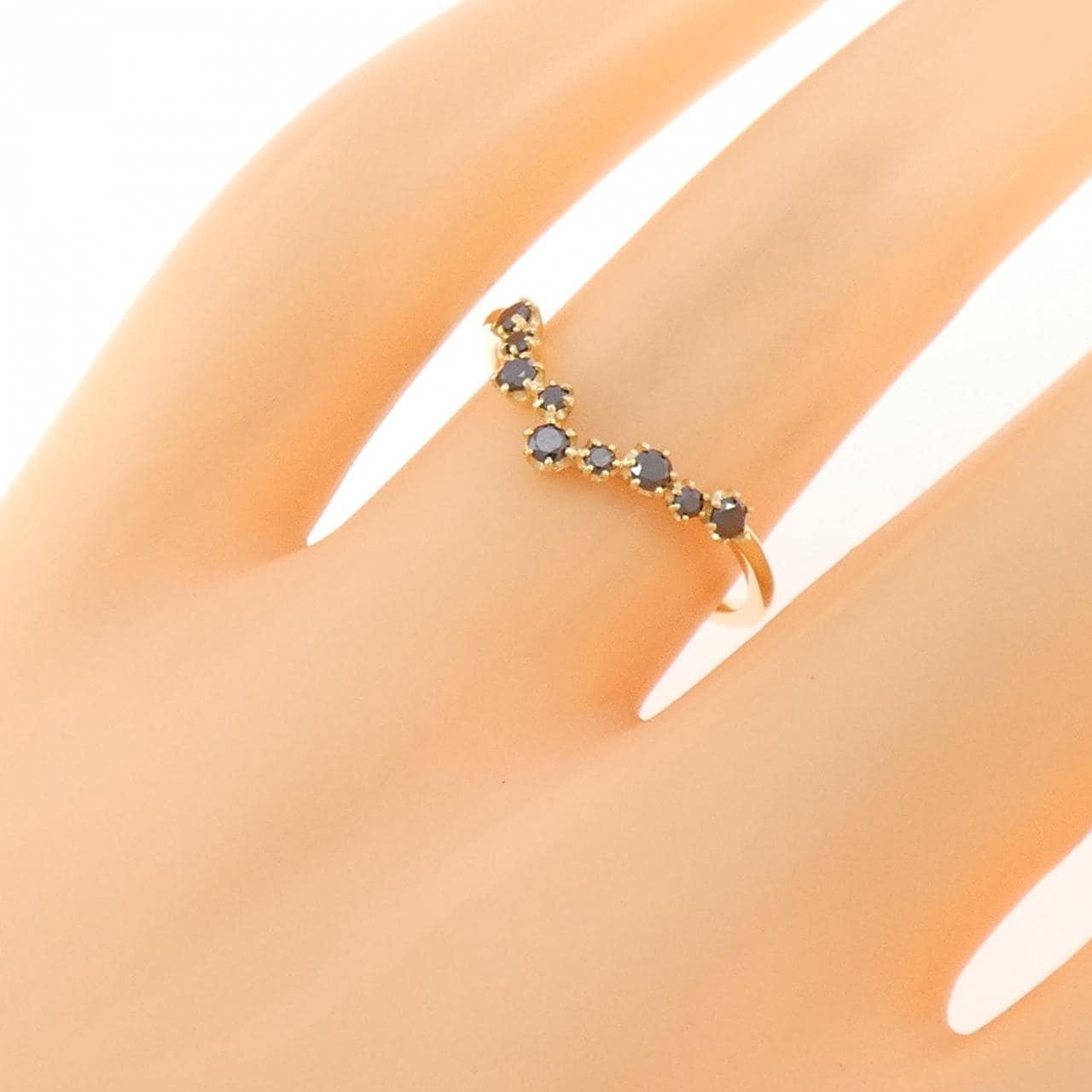 K18YG ダイヤモンド リング 0.20CT