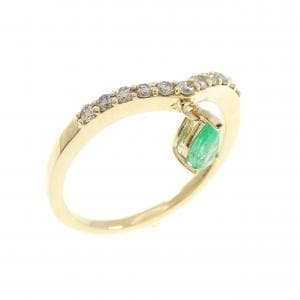 ジーエスティービー エメラルド リング 0.20CT