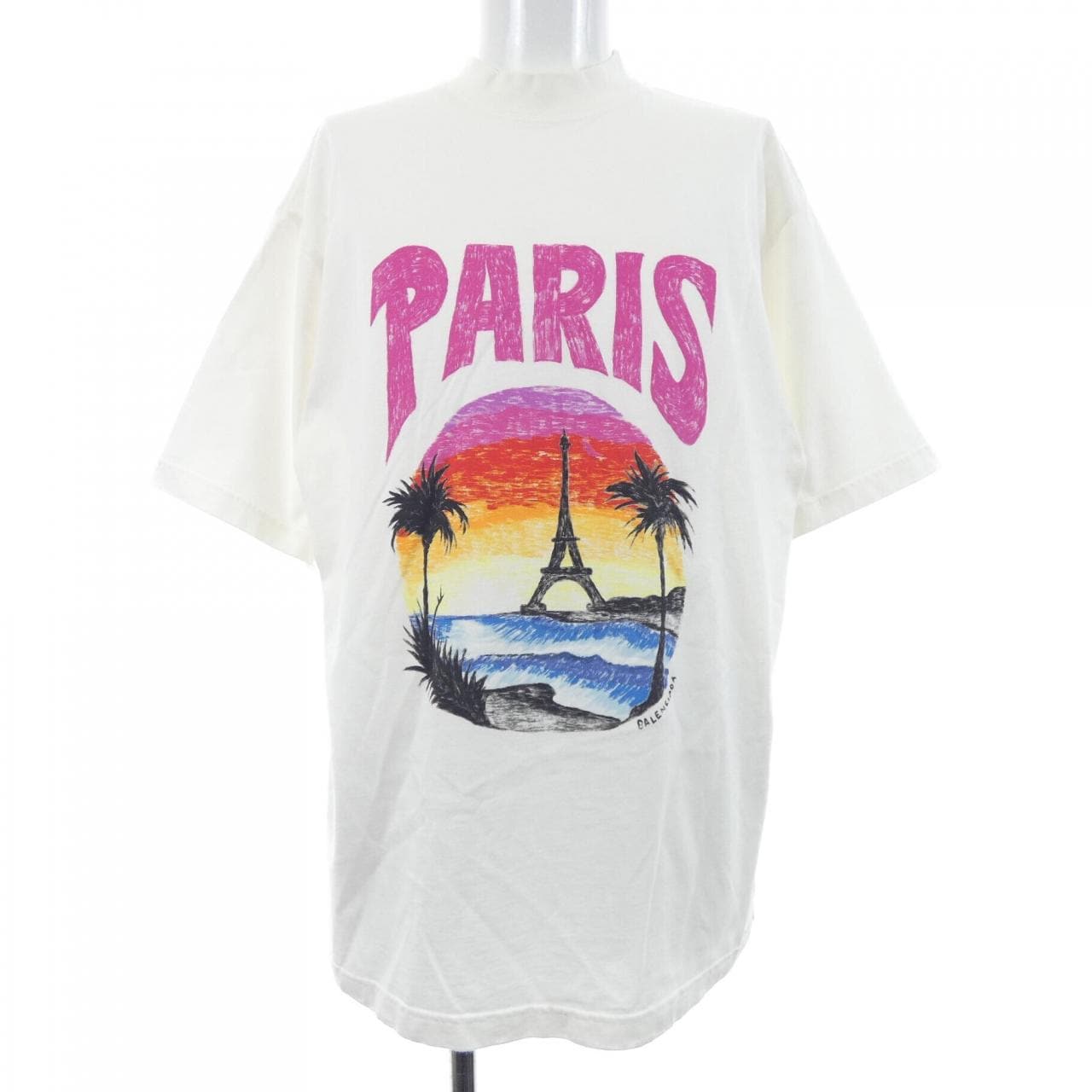 バレンシアガ BALENCIAGA 764235 TPVL9 UNISEX Tシャツ