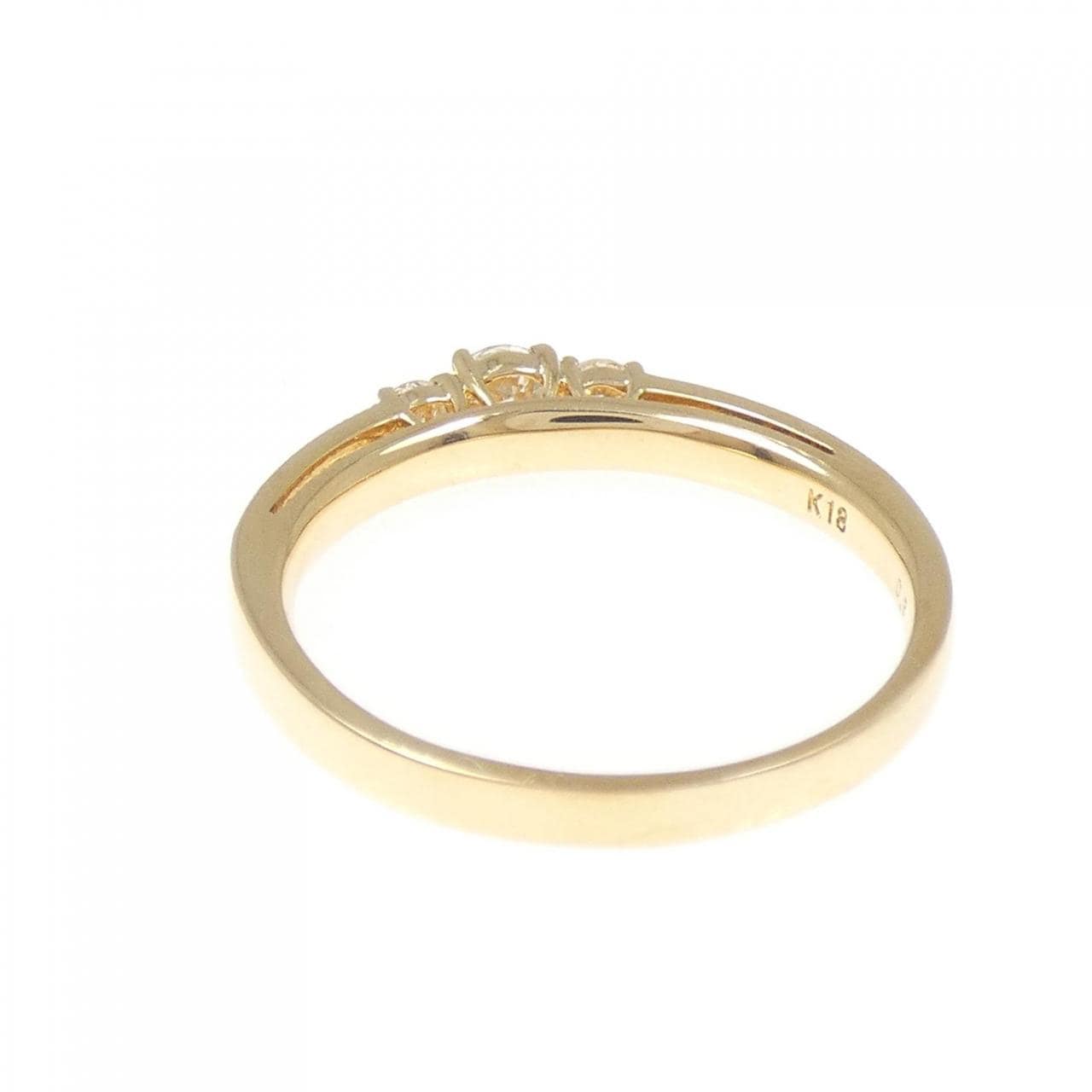 K18YG ダイヤモンド リング 0.30CT