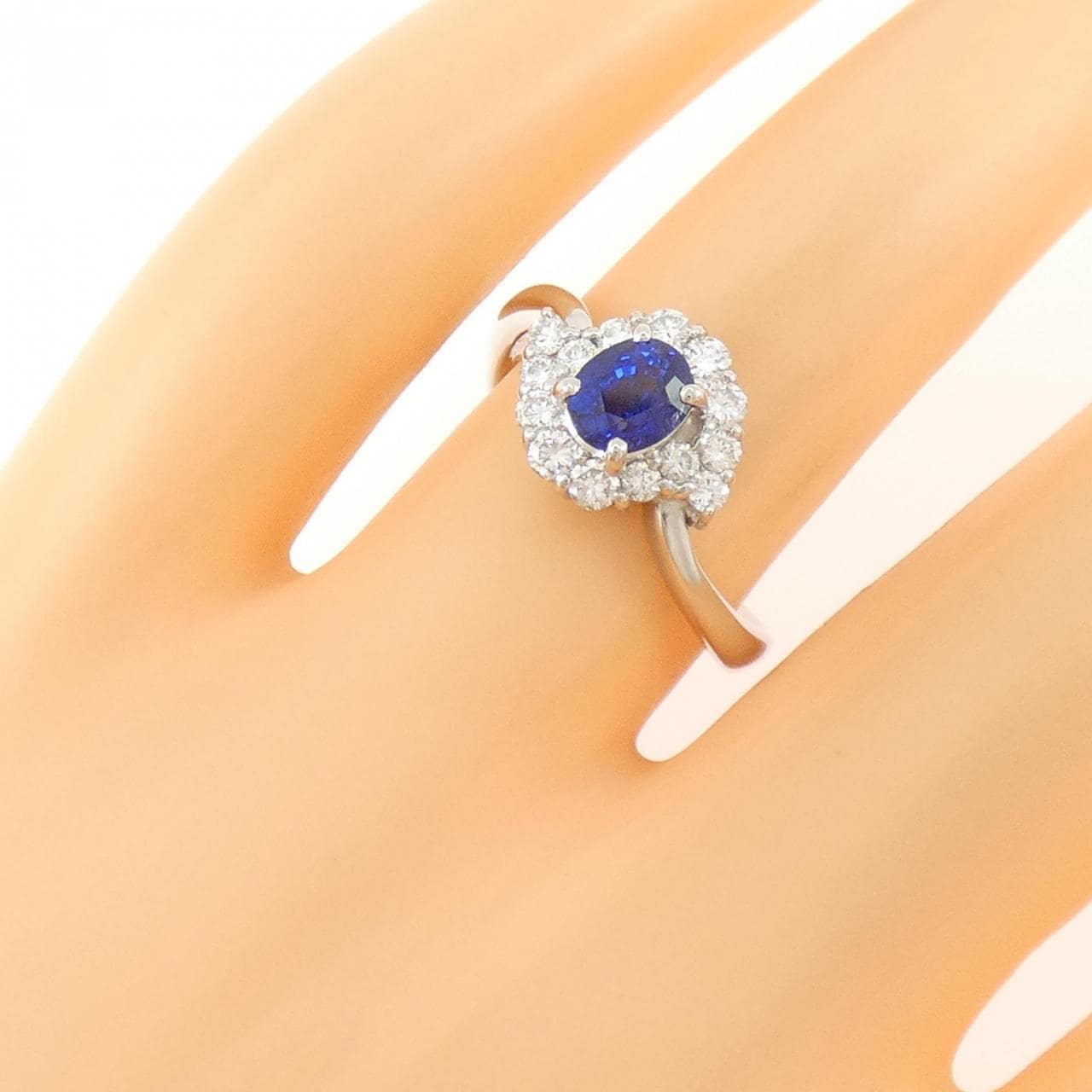 PT900 サファイヤ リング 0.73CT