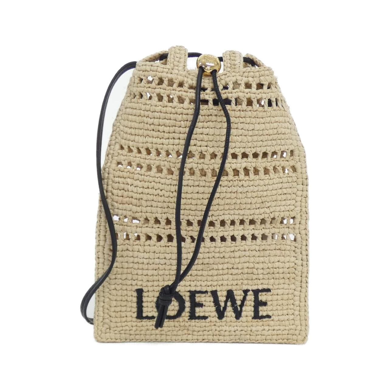 LOEWE ドローストリングポケットショルダーバッグ