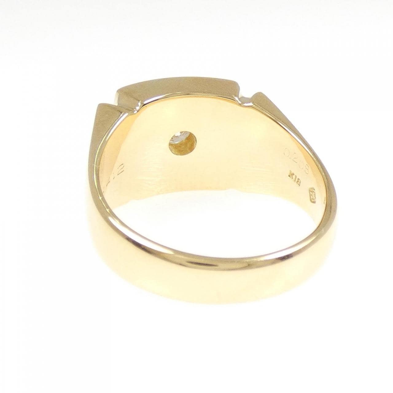 K18YG ダイヤモンド リング 0.208CT
