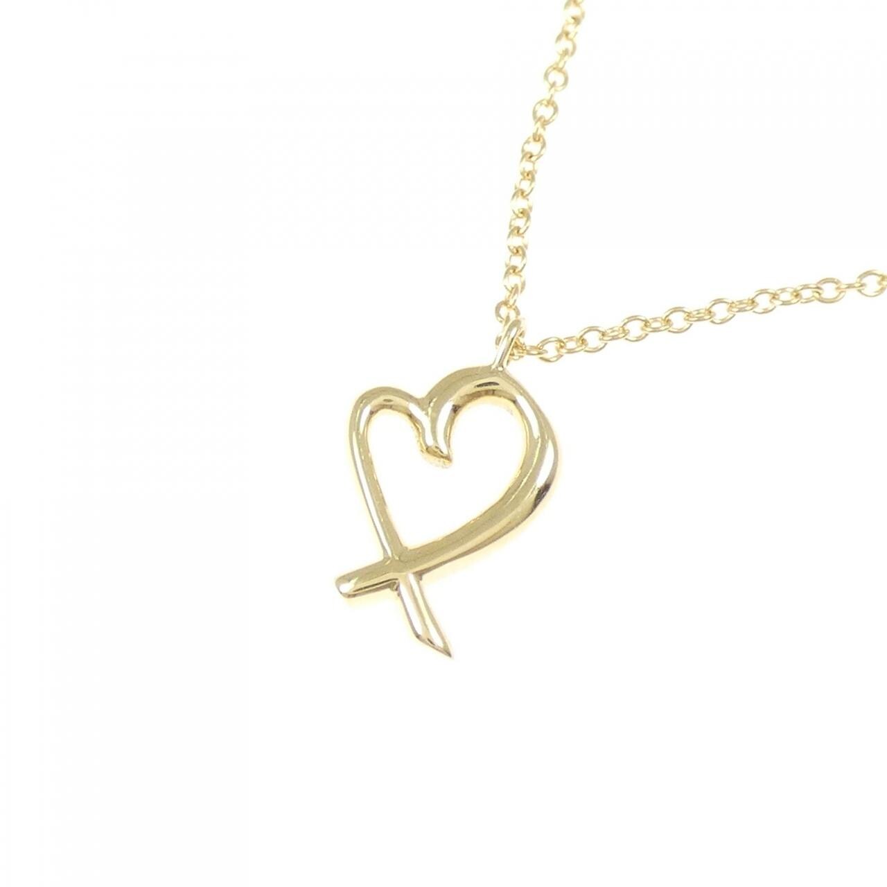 ティファニー ラビングハート ネックレス