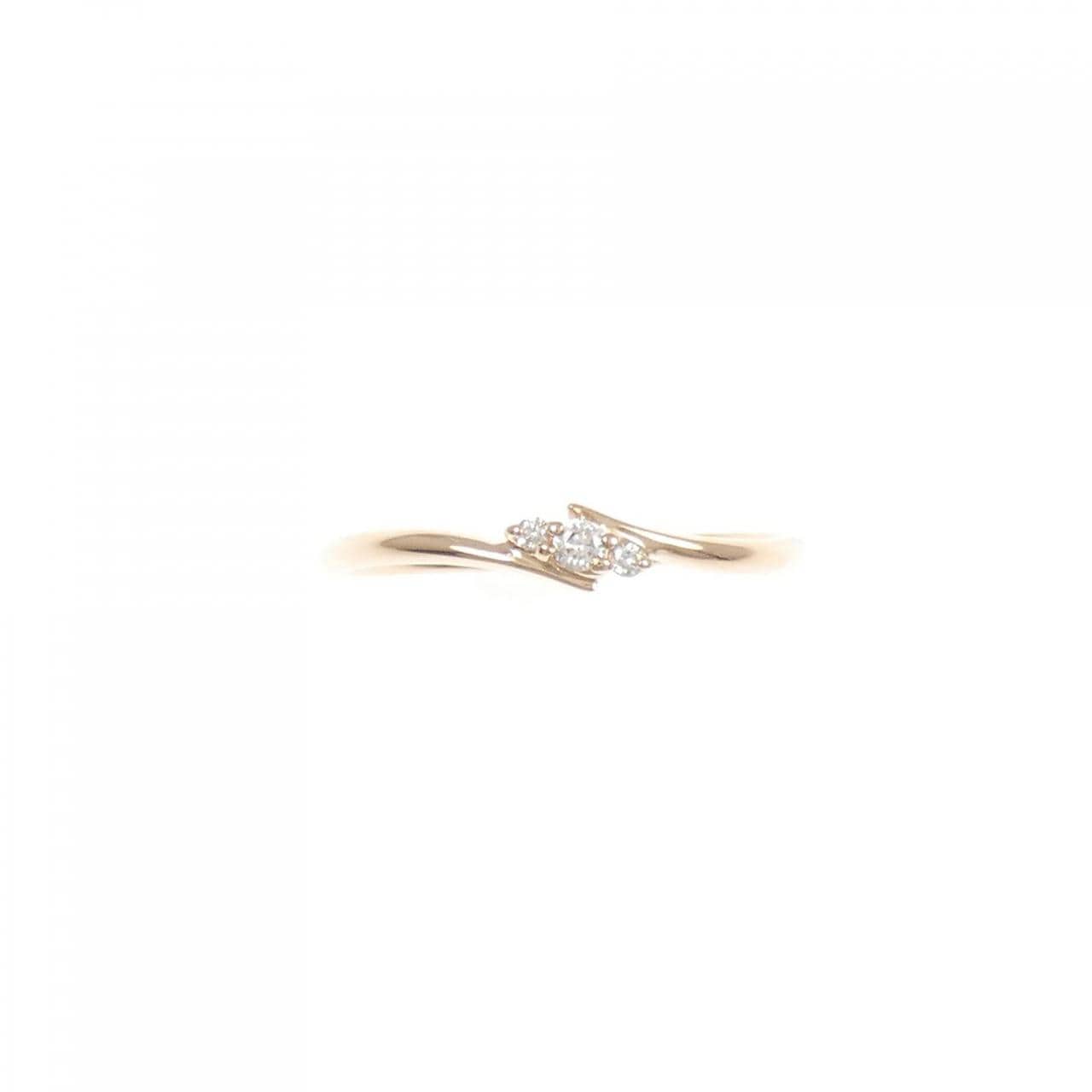 K10PG ダイヤモンド リング 0.04CT
