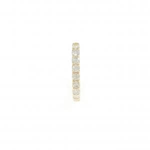 K18YG ダイヤモンド フープ ピアス 0.25CT 片耳