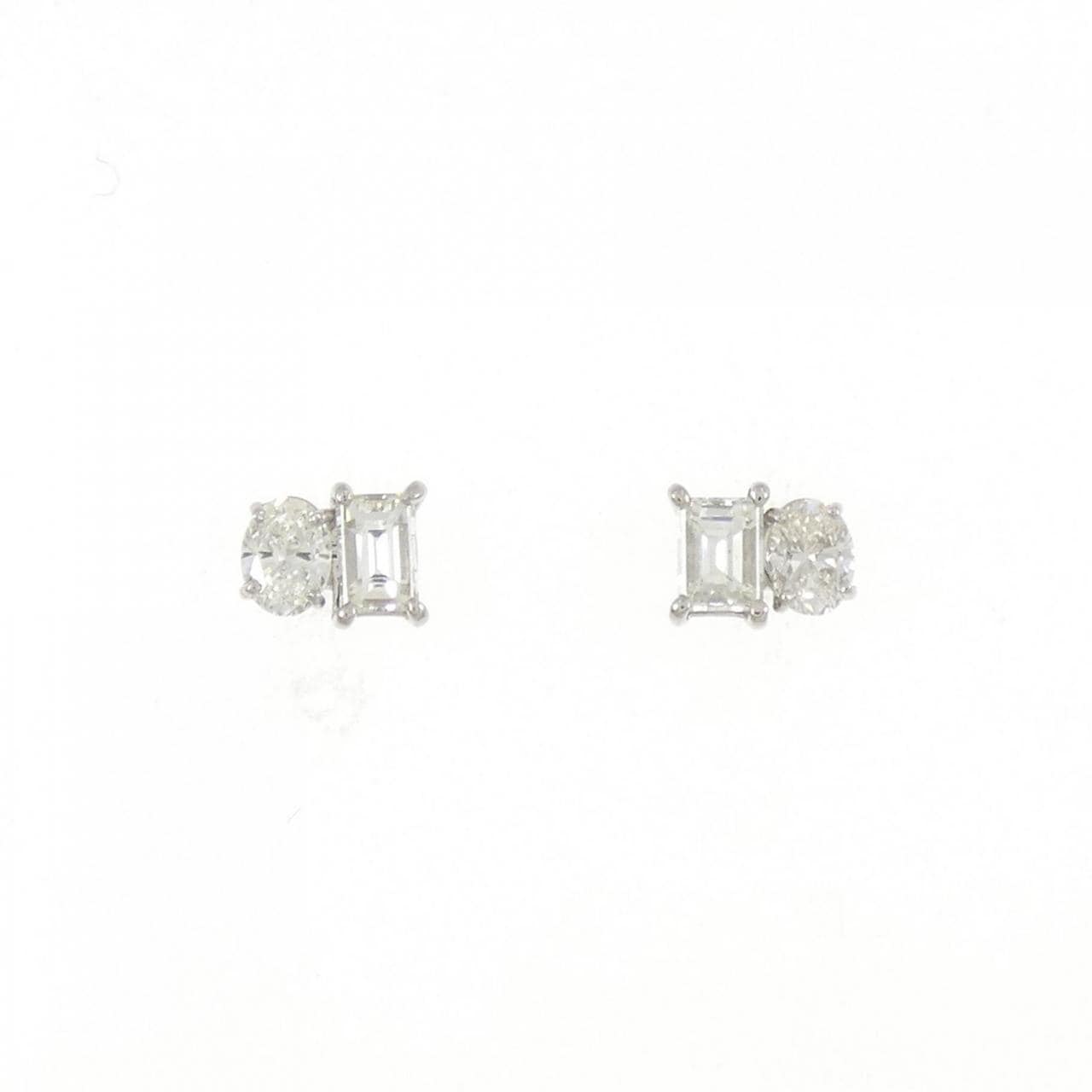 【新品】PT900 ダイヤモンド ピアス 0.60CT