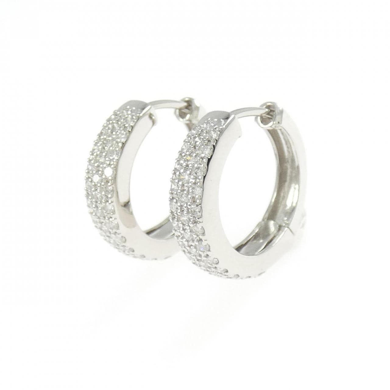 PT900 ダイヤモンド ピアス 1.00CT