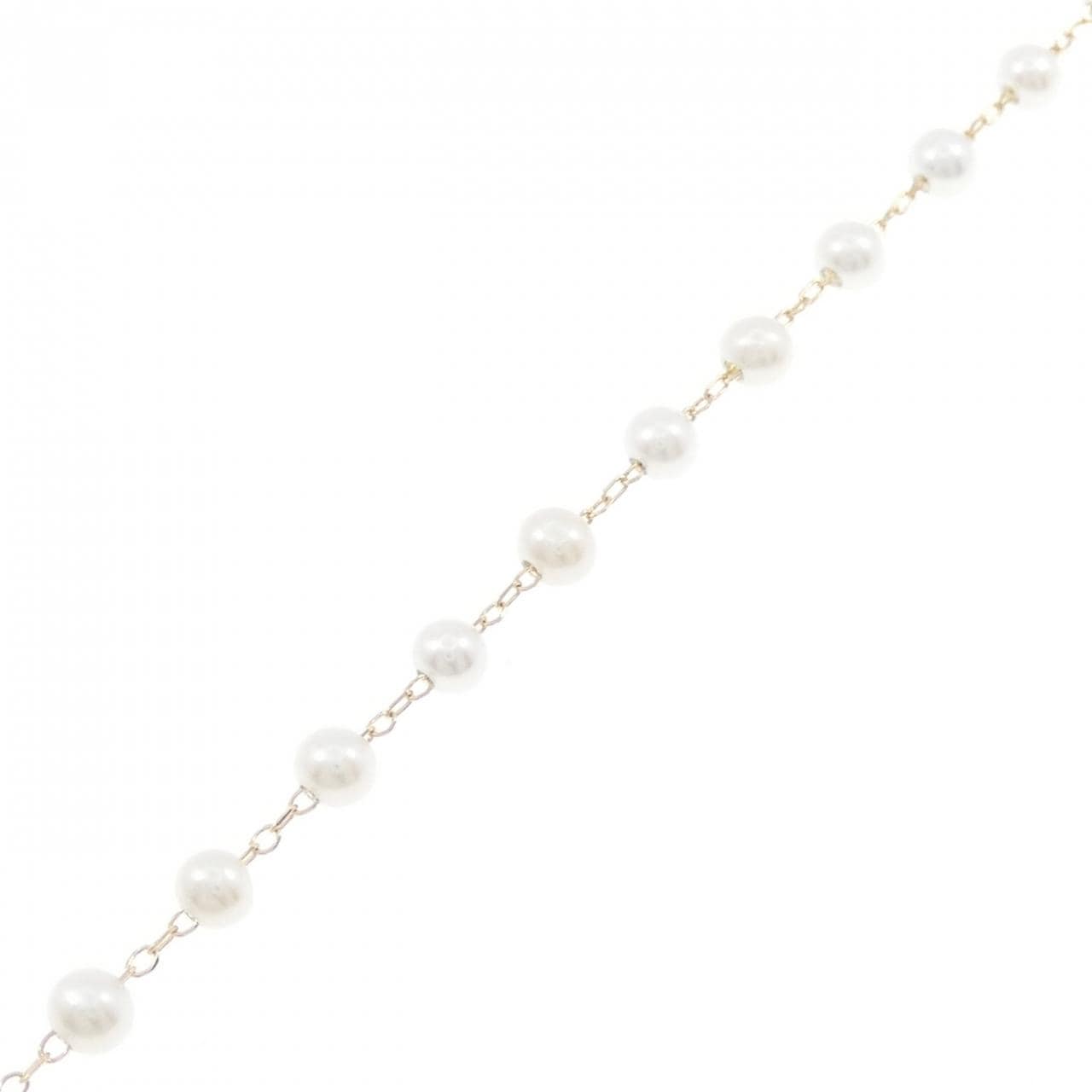 K10YG 淡水パール ブレスレット