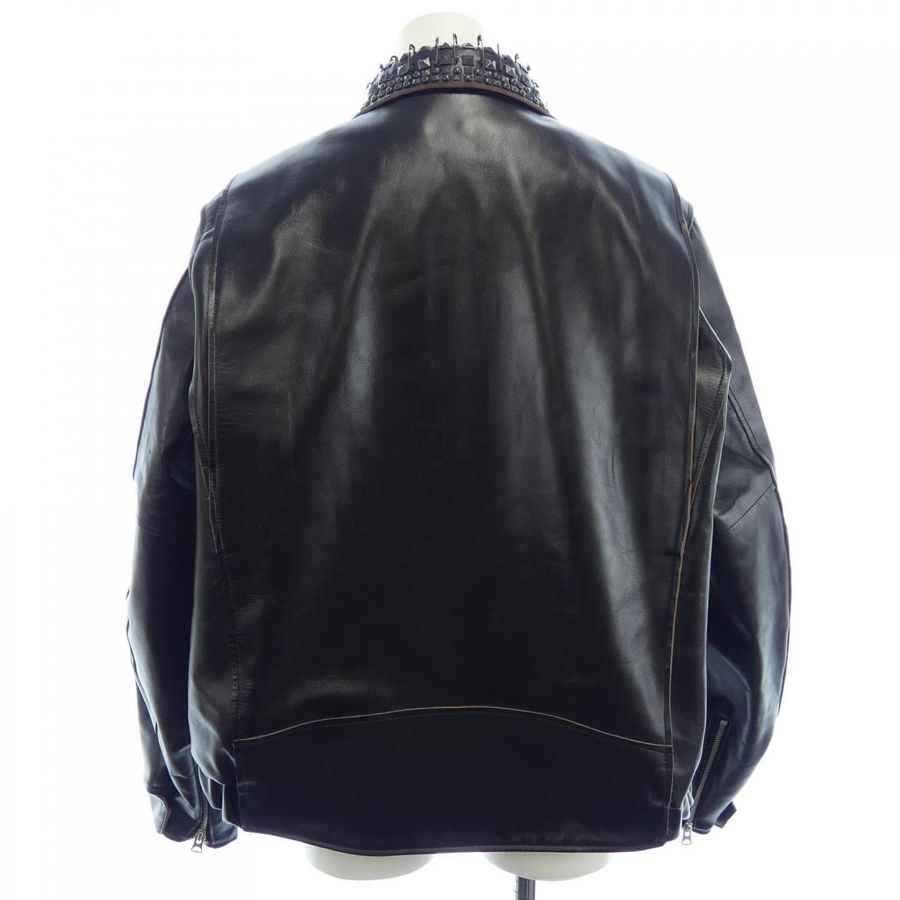 サカイ SACAI STUDDED LETHER JACKET 25-01130S レザージャケット