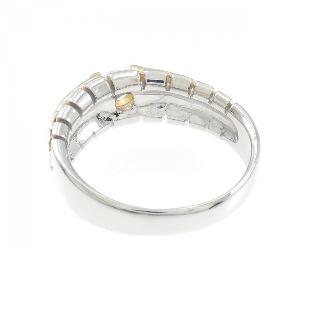 PT900/K18YG ダイヤモンド リング 0.38CT