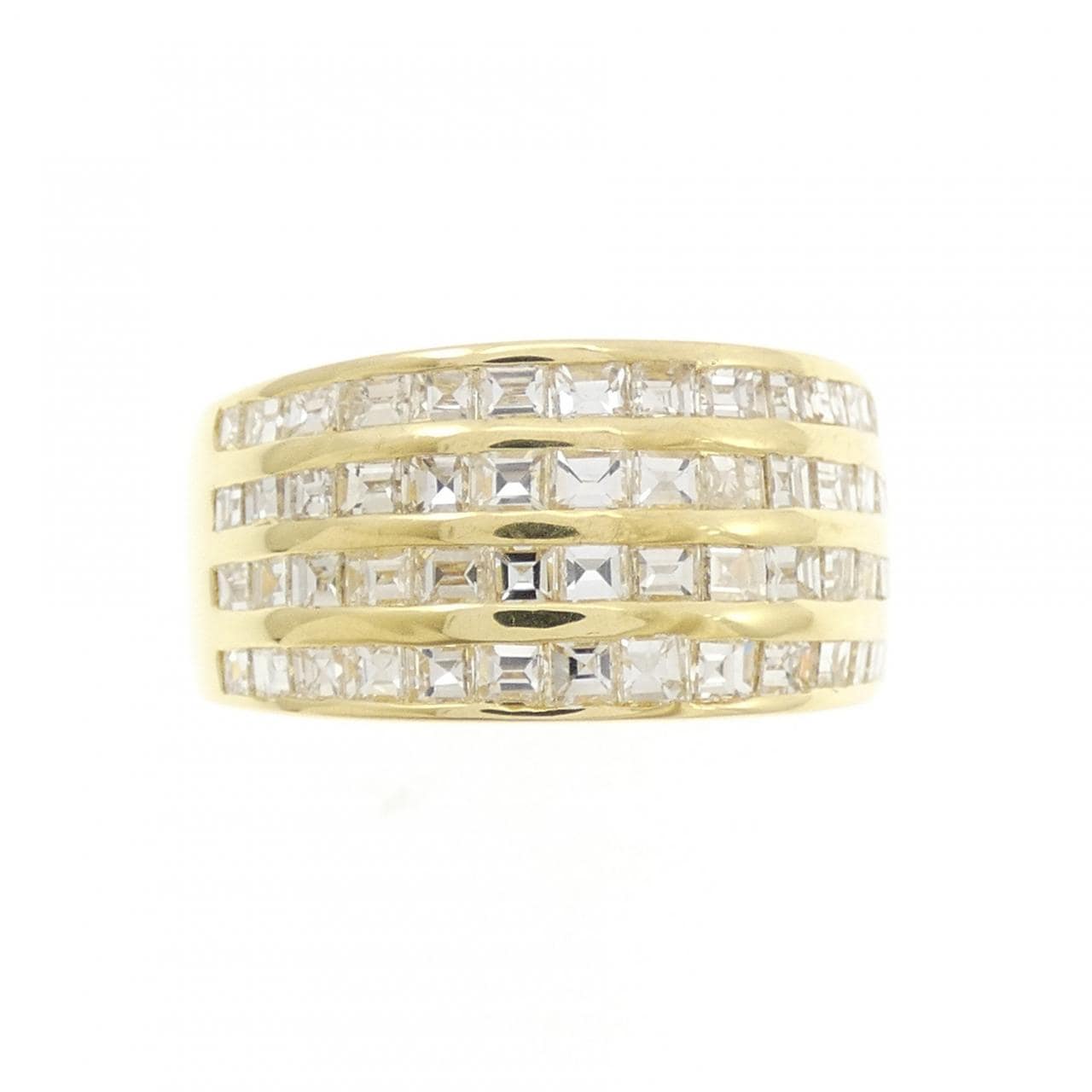 K18YG ダイヤモンド リング 1.77CT