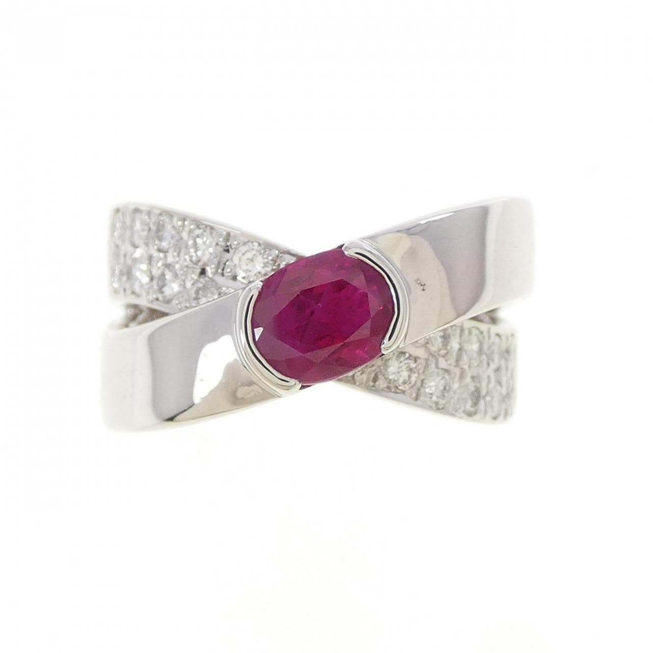 PT900 ルビー リング 1.09CT