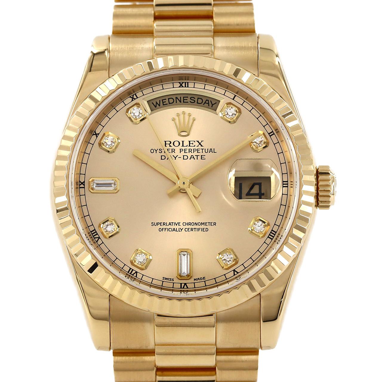 ROLEX Day Date 118238A YG自动上弦K number