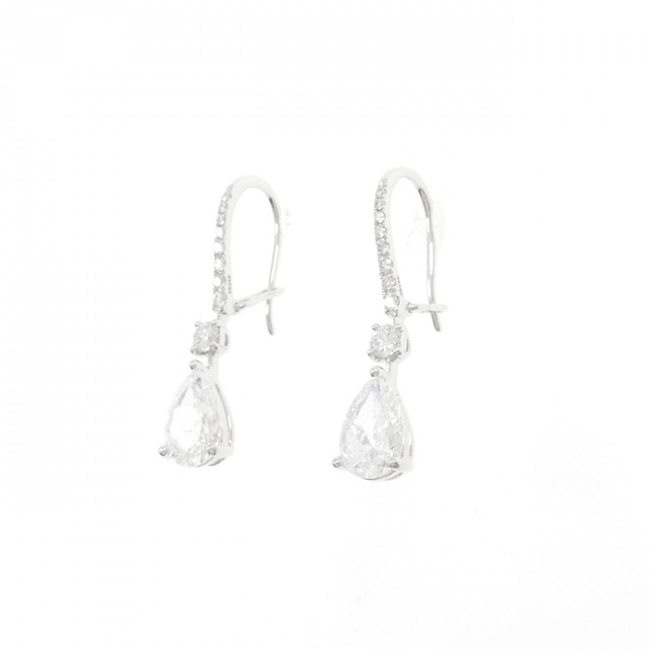 グラフ ダイヤモンド ピアス 1.01CT 1.01CT D VS2 ペアシェイプ
