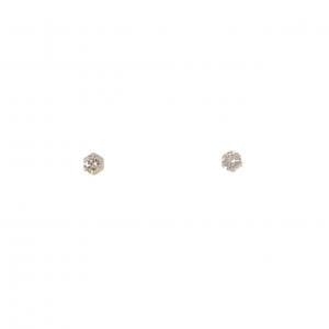 K18YG ダイヤモンド ピアス 0.10CT