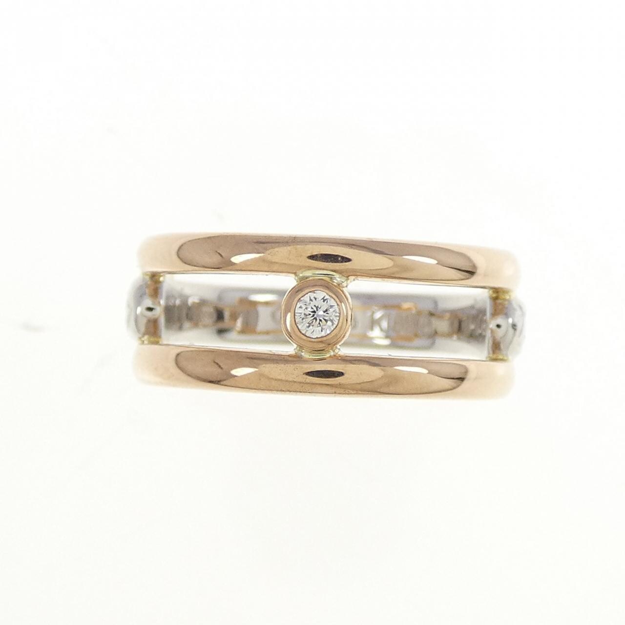 K18PG/K18WG ダイヤモンド リング 0.08CT