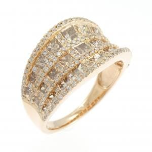 K18PG ダイヤモンド リング 2.00CT