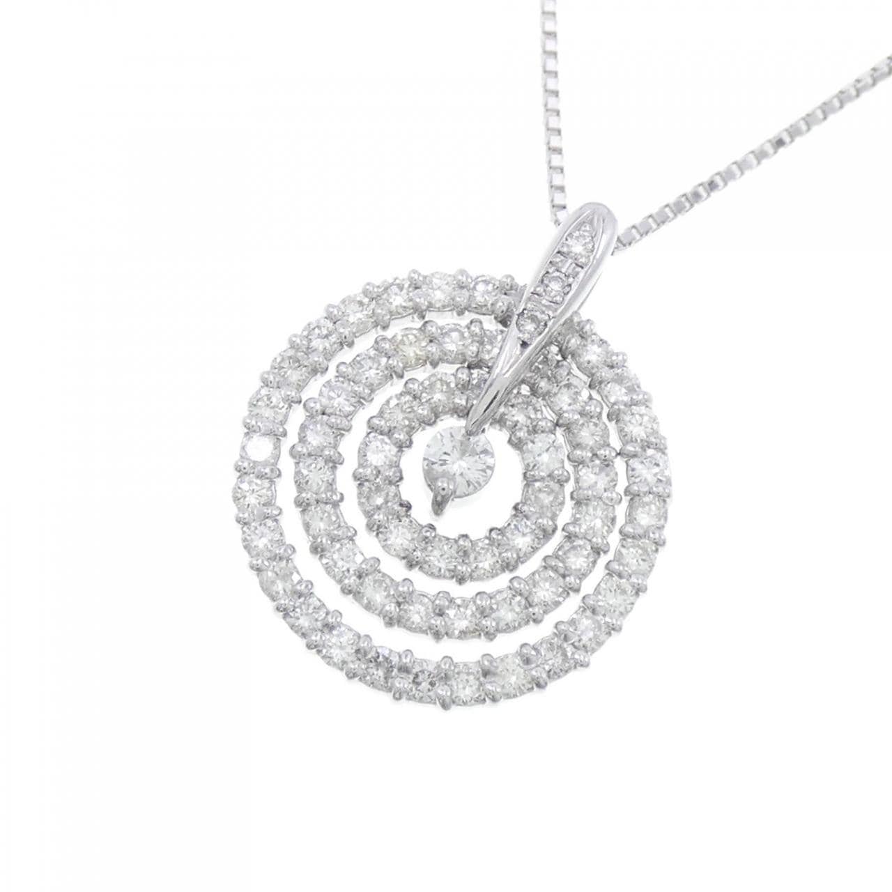 コメ兵｜K18WG ダイヤモンド ネックレス 1.07CT｜ジュエリー ...